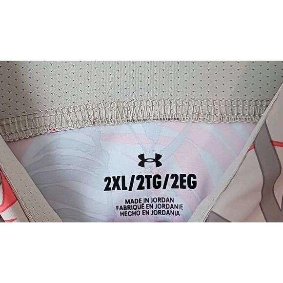 Under Armour Dockside Shirt Men’s 2XL Palm Pattern Quick Dry Boating EUC - Picture 5 of 8